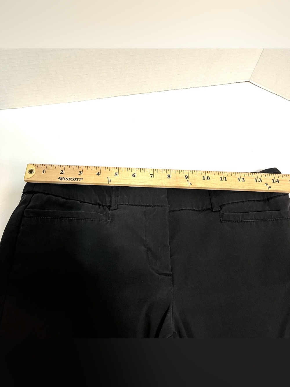 Classic Black Women's Dress Pants Straight leg Stretch - Picture 6 of 8